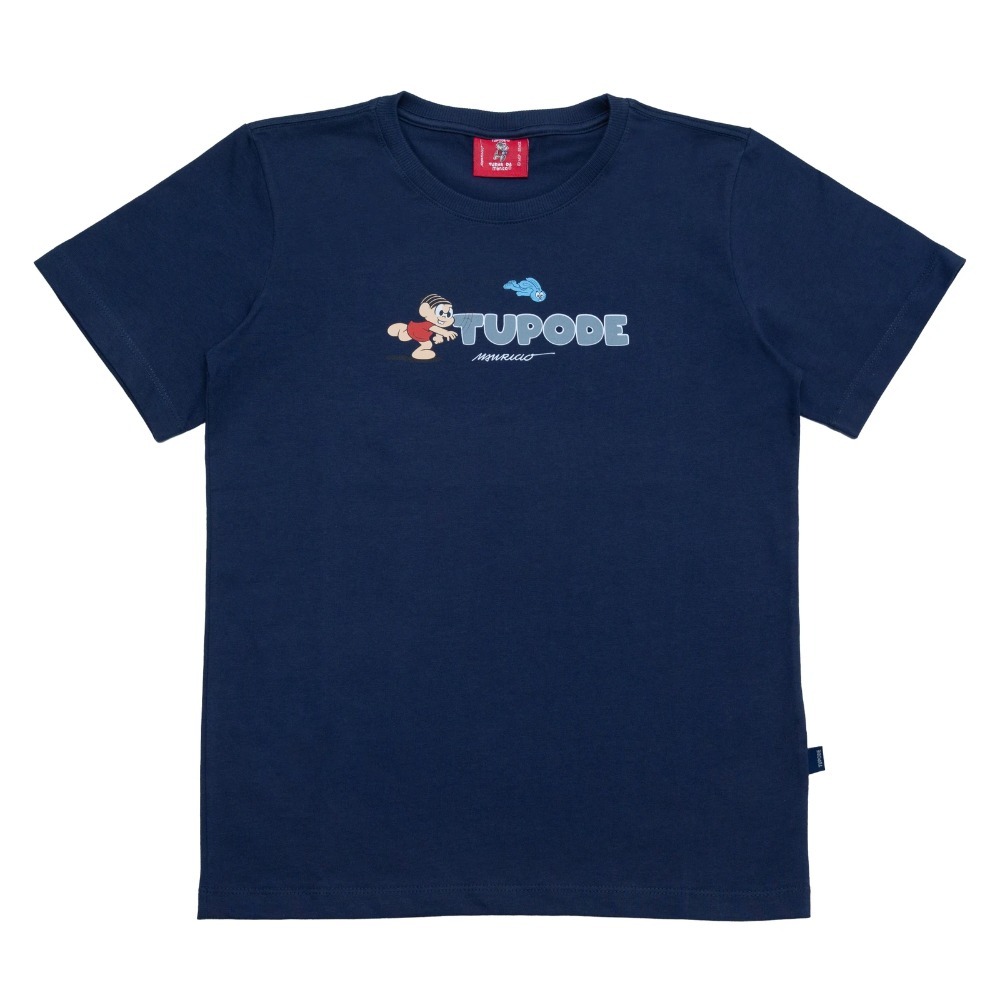 Turma da Mônica x Tupode Camiseta Sansao Voa Juvenil Azul — P / M / G / XG, Novo