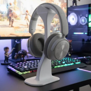 Suporte de Mesa para Headset Gamer Universal – Organizador para Setup PC PS5 PS4 XBOX Elegante