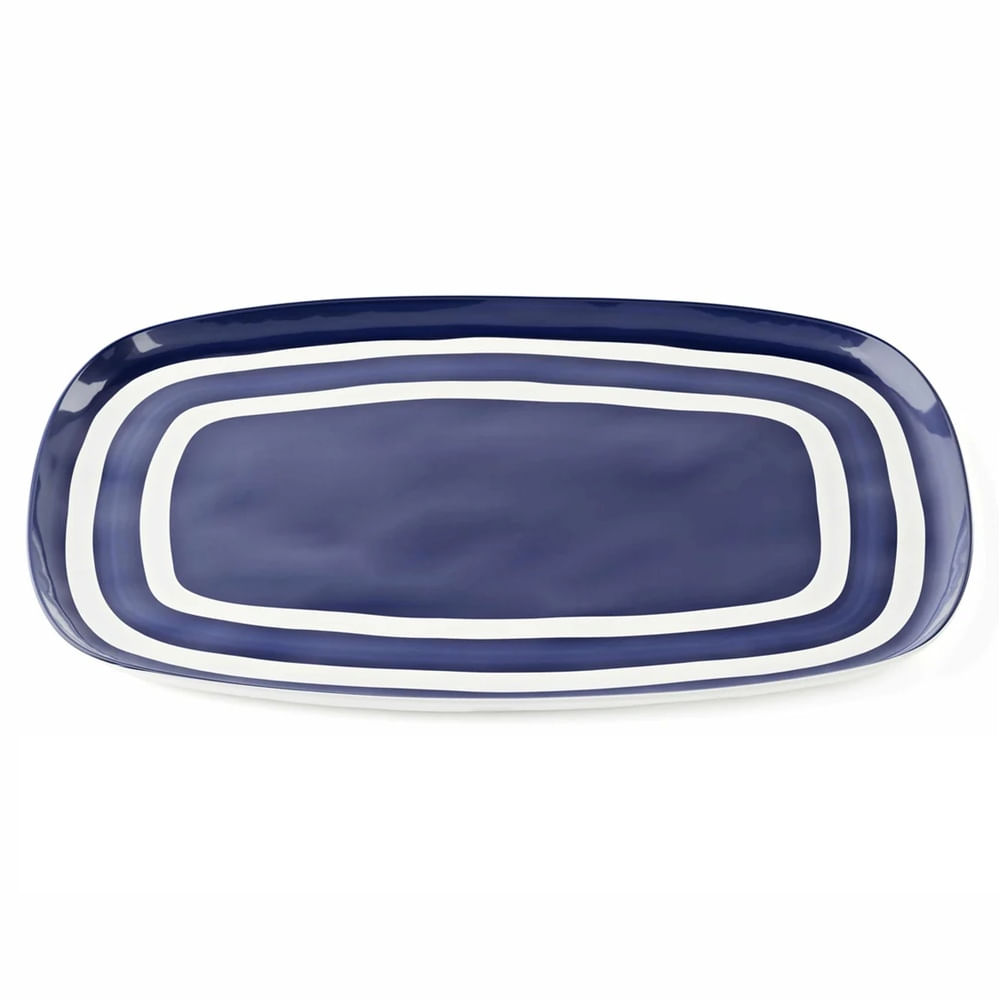 Foto 2 de BANDEJA RETANGULAR RASA GUZZINI EM ACRÍLICO RIVIERA 50CM MEDITERRANEAN BLUE 13291376