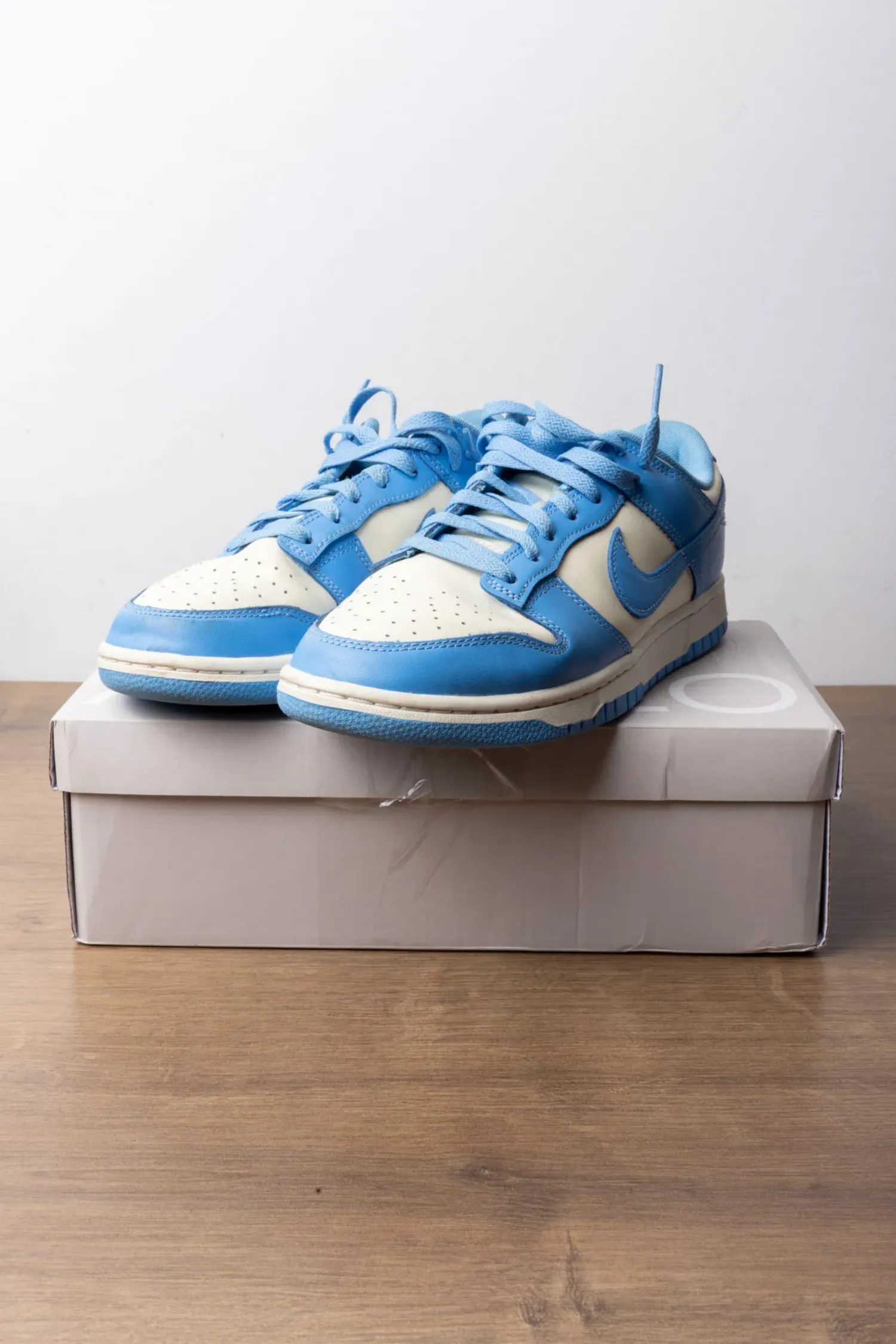 Nike Dunk Low GS Silver Sail Light Photo Blue — 40, Usado