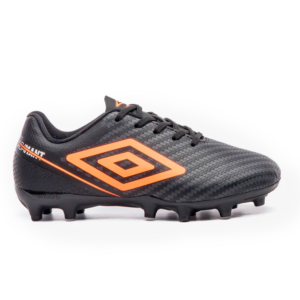 Chuteira Umbro Campo Adamant Top Speed Black Infantil — 28 / 29 / 30 / 31 / 32 / 33 / 34, Novo