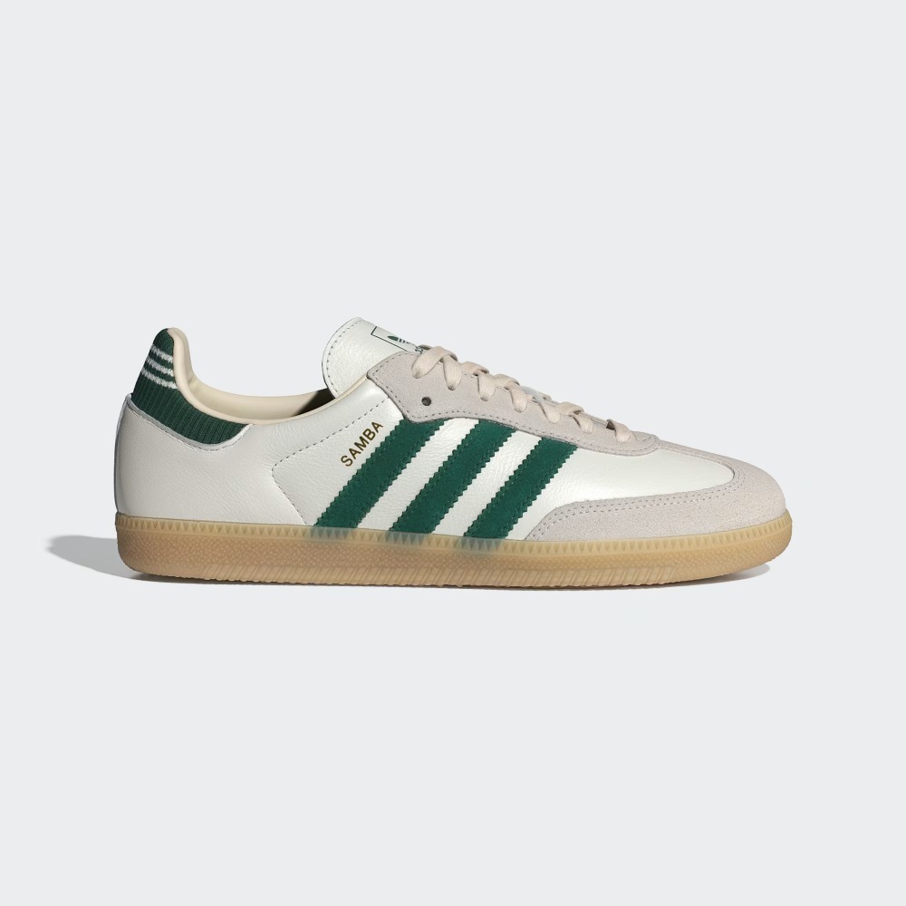adidas Samba OG Cloud White Collegiate Green Gum — 39, Novo