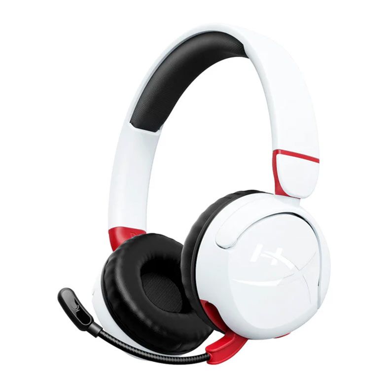 Headset Gamer HyperX Cloud Mini, Bluetooth, Drivers 30mm, Branco/Preto/Vermelho, 7G8F2AA