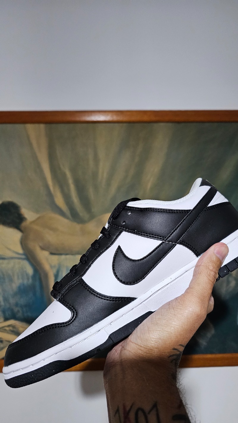 Nike Dunk Low Next Nature Black White — 39, Novo