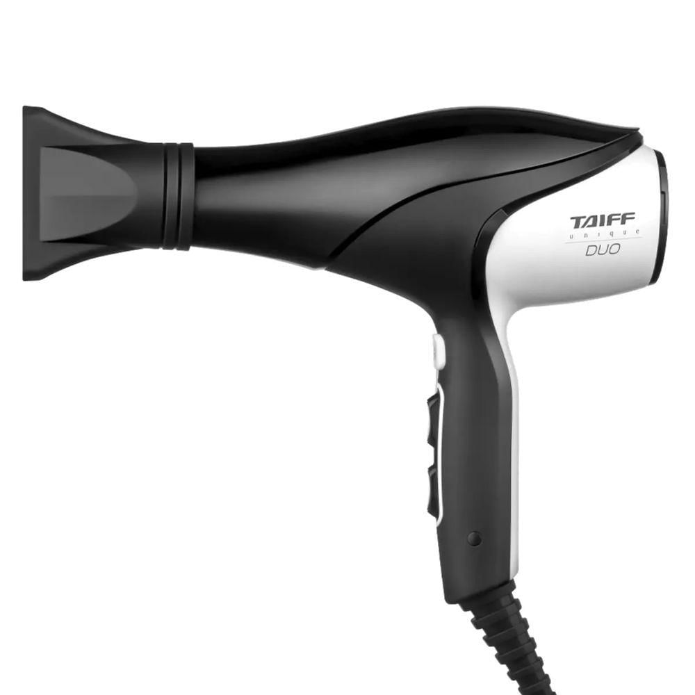 Foto 2 de Secador De Cabelo Unique Duo Branco/preto Bivolt