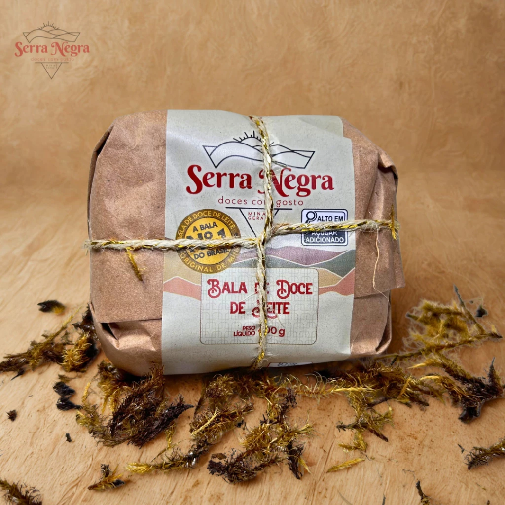 Bala de Doce de Leite Serra Negra 400g - Produto da Roça