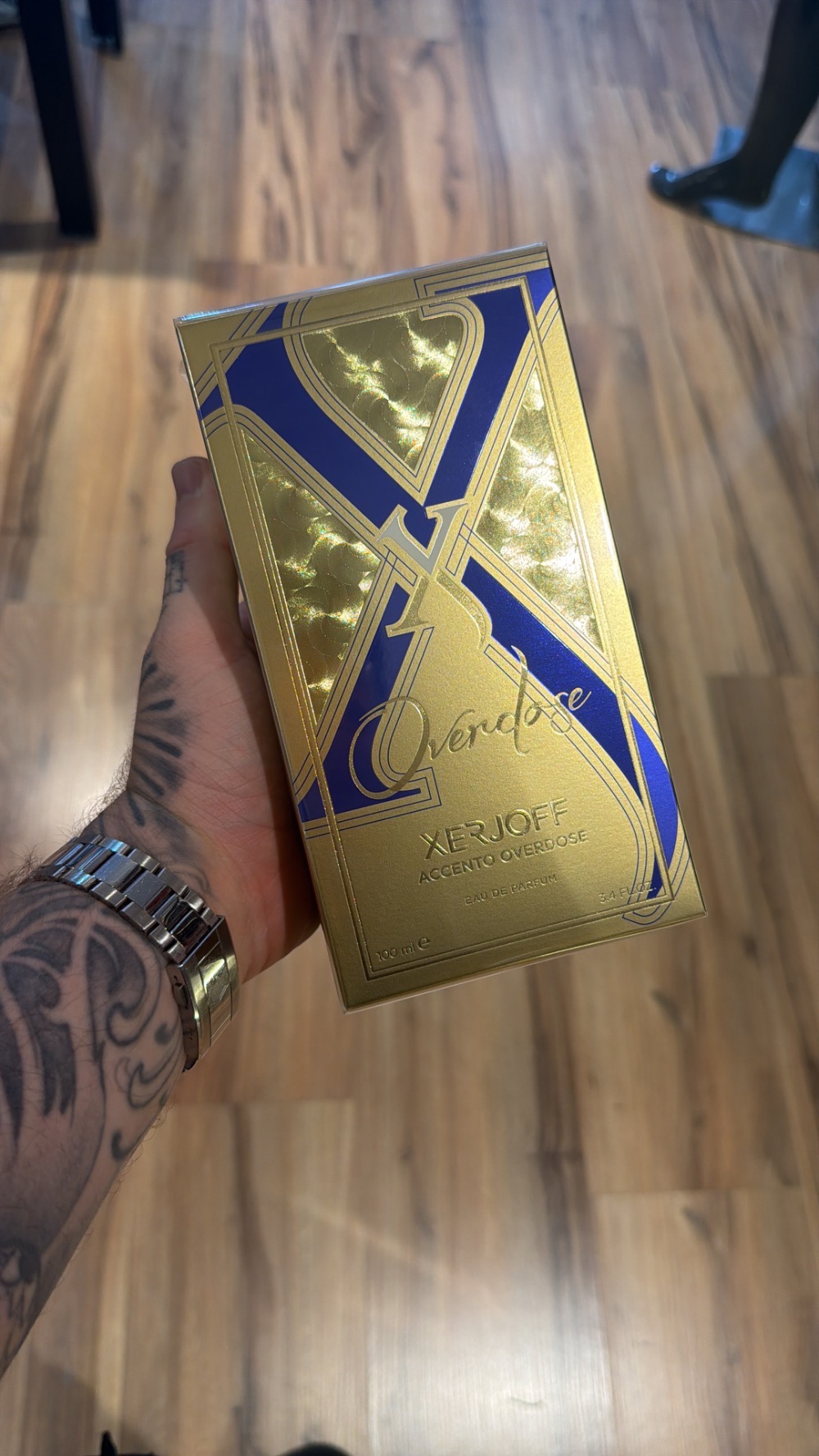 Perfume Xerjoff Accento Overdose Gold 100 ml — único, Novo