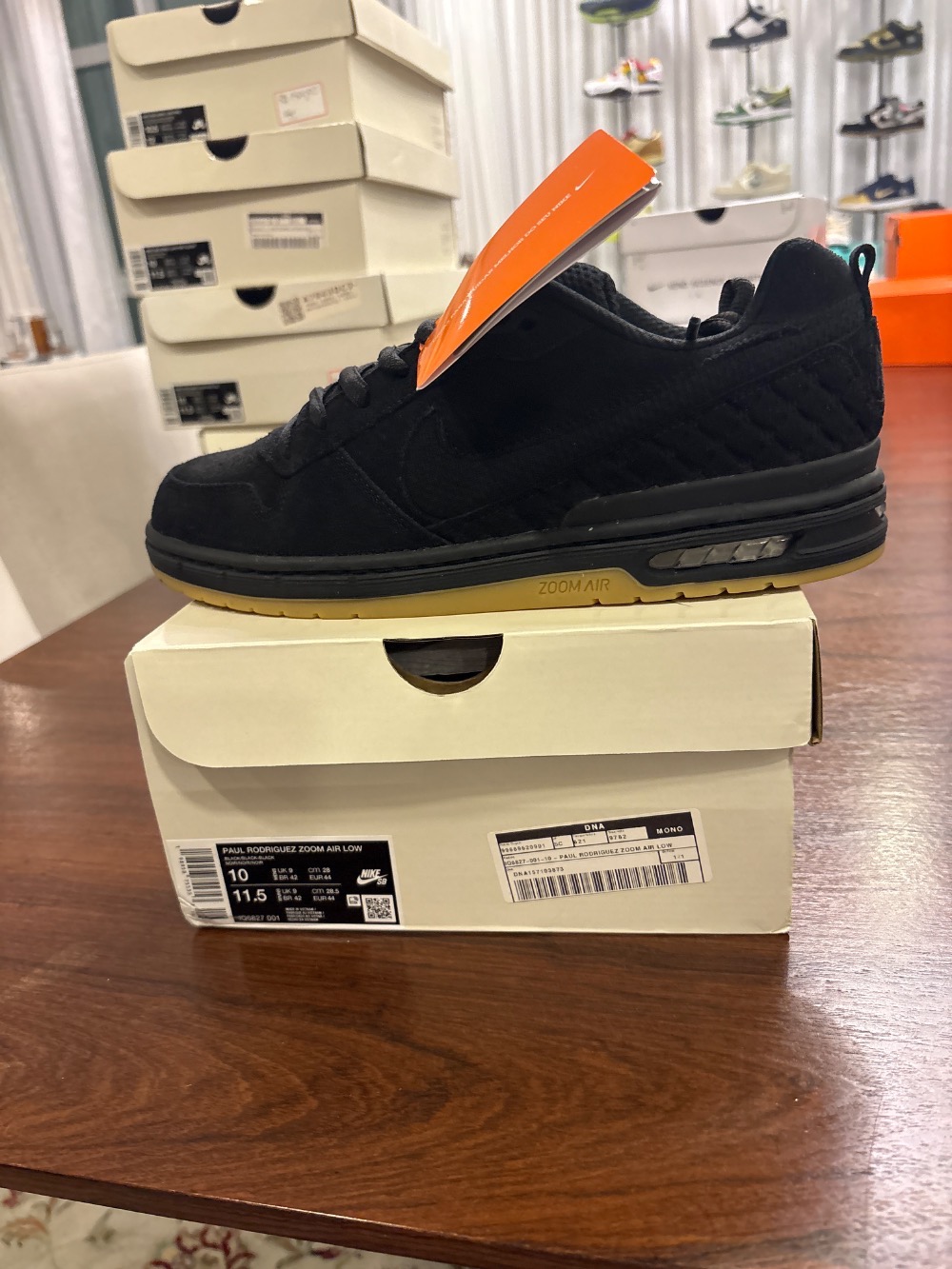 Nike SB P-Rod 1 Black Gum — 42, Novo