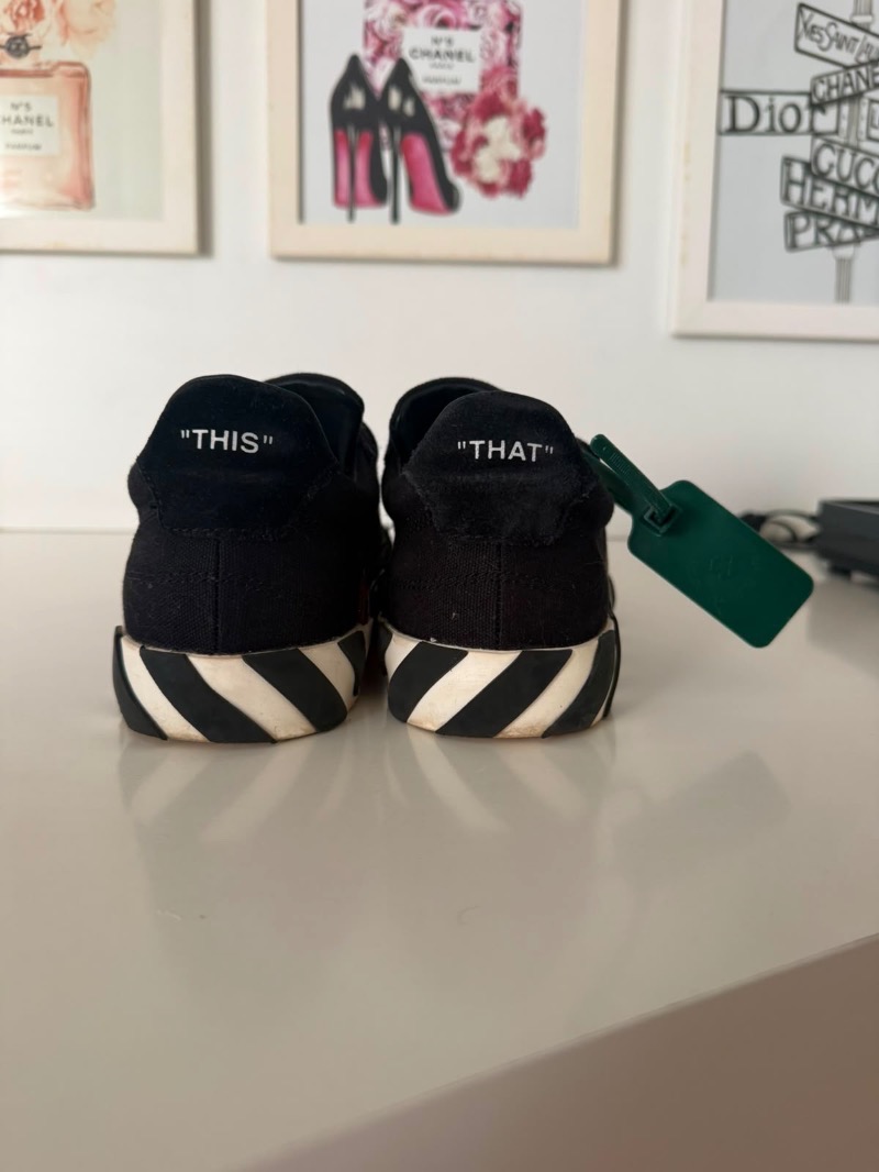 Foto 4 de Off-White Vulcanized Low Black — 36, Usado