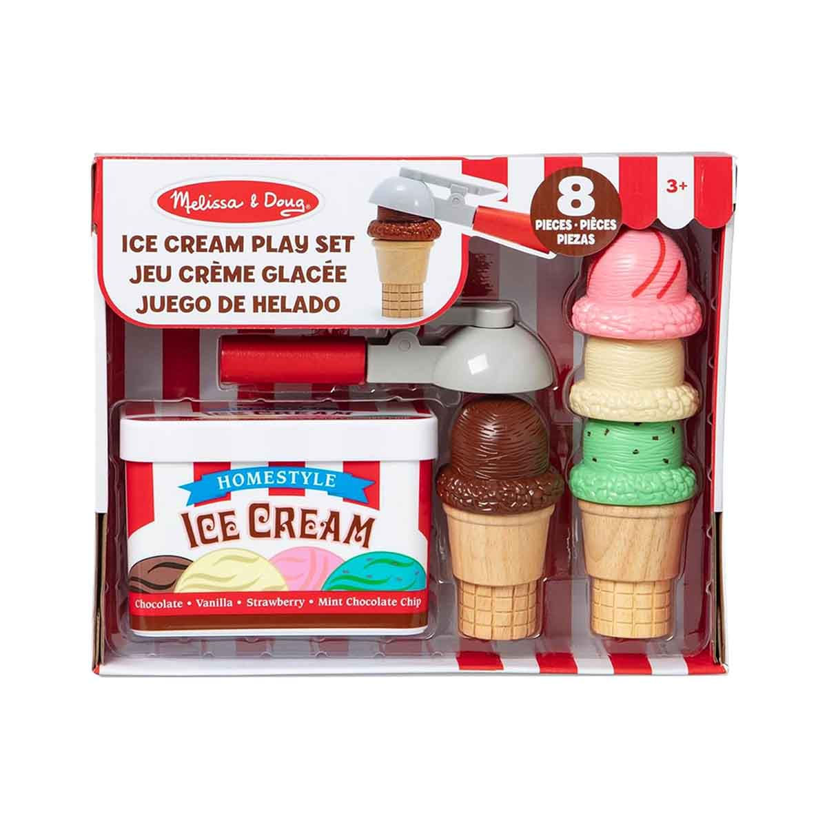 Comidinha Brinquedo Madeira Fábrica Sorvete - Melissa & Doug