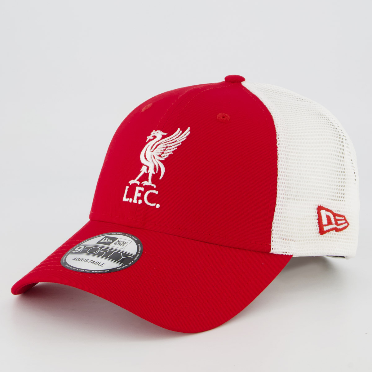 Boné New Era Liverpool Patch 940 Vermelho e Branco
