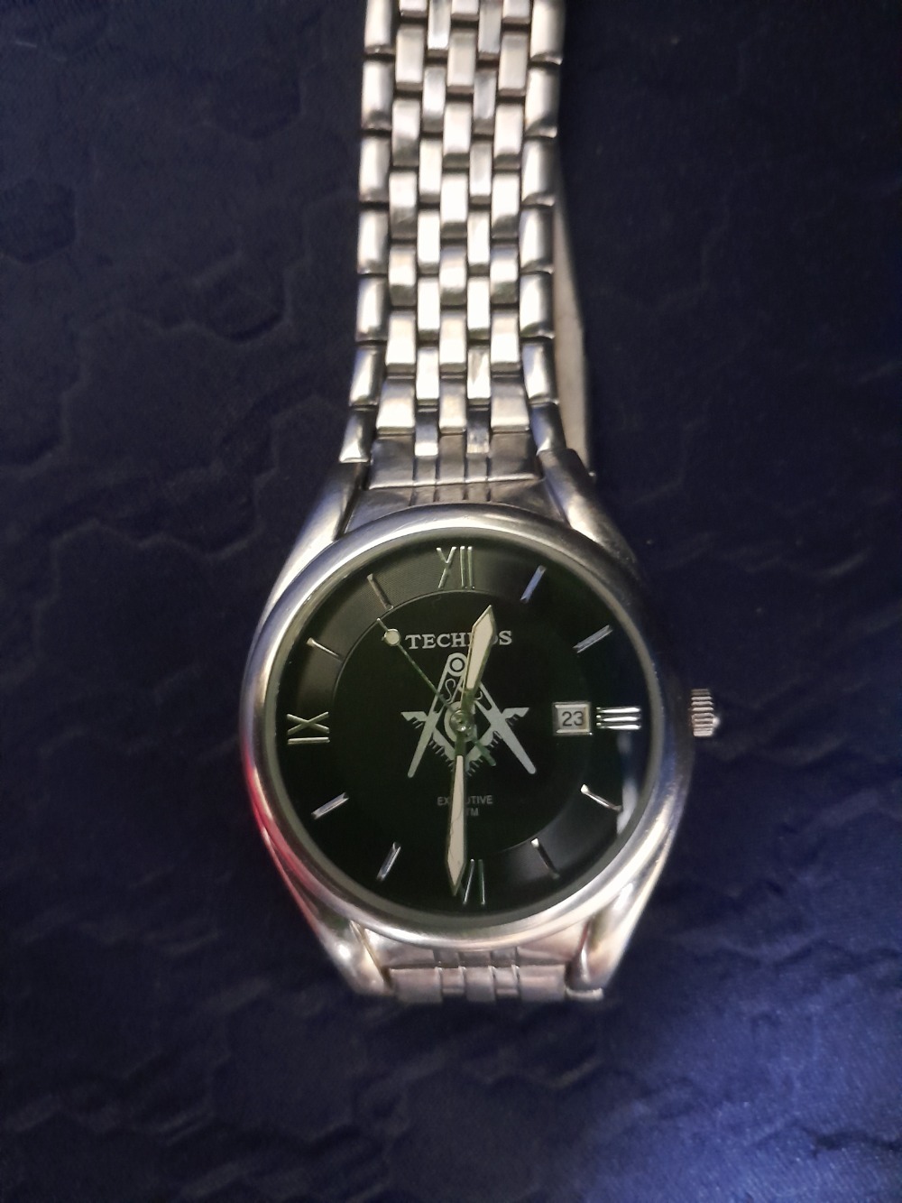 Relógio Technos Vintage GM10.ER Black 36mm — Único, Usado