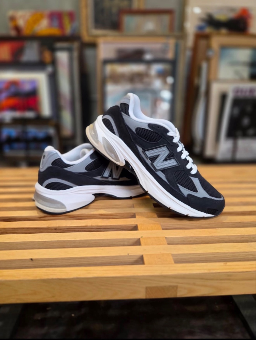 New Balance 2010 Black White Grey — 43, Novo