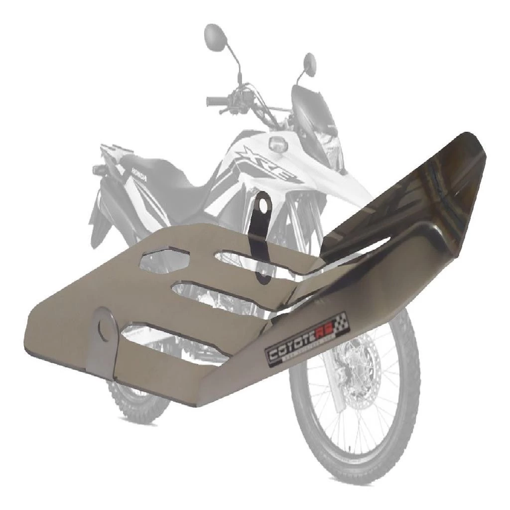 Protetor de Carter Coyote em Inox - XRE 300 - Honda