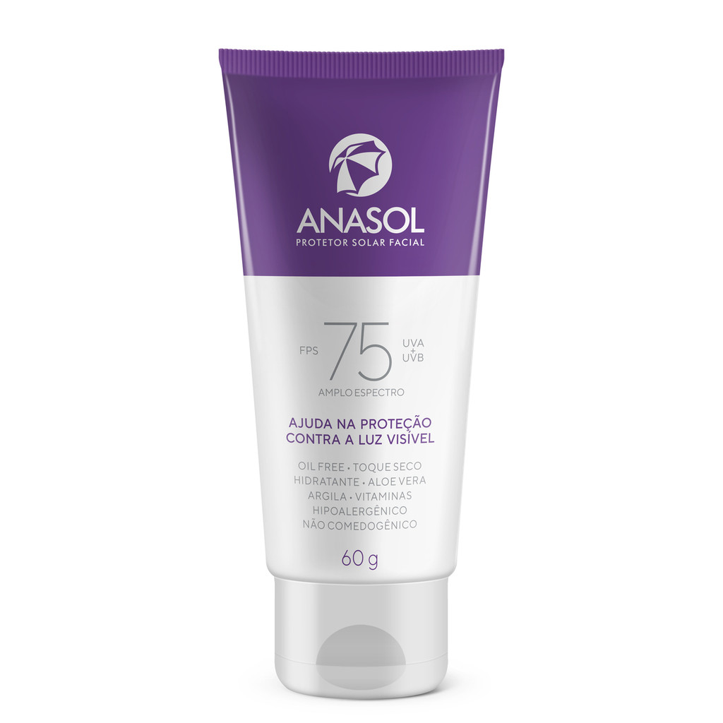 Protetor Solar Facial Anasol FPS75 60g