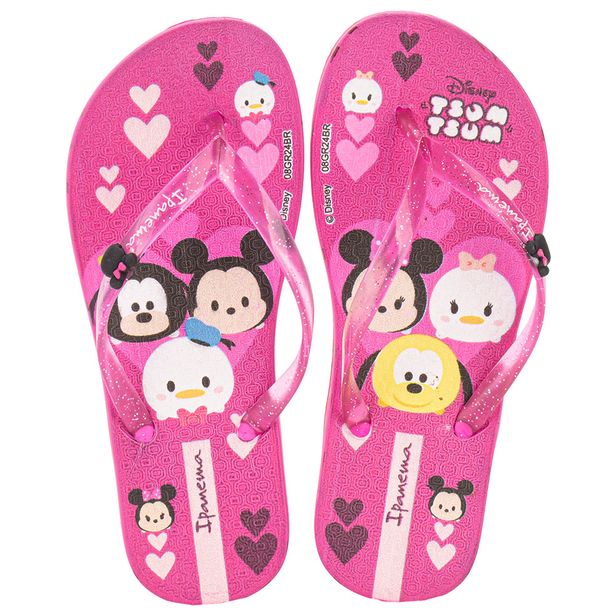 Chinelo Infantil Feminino Disney Joy Ipanema 27319 PINK 27/28