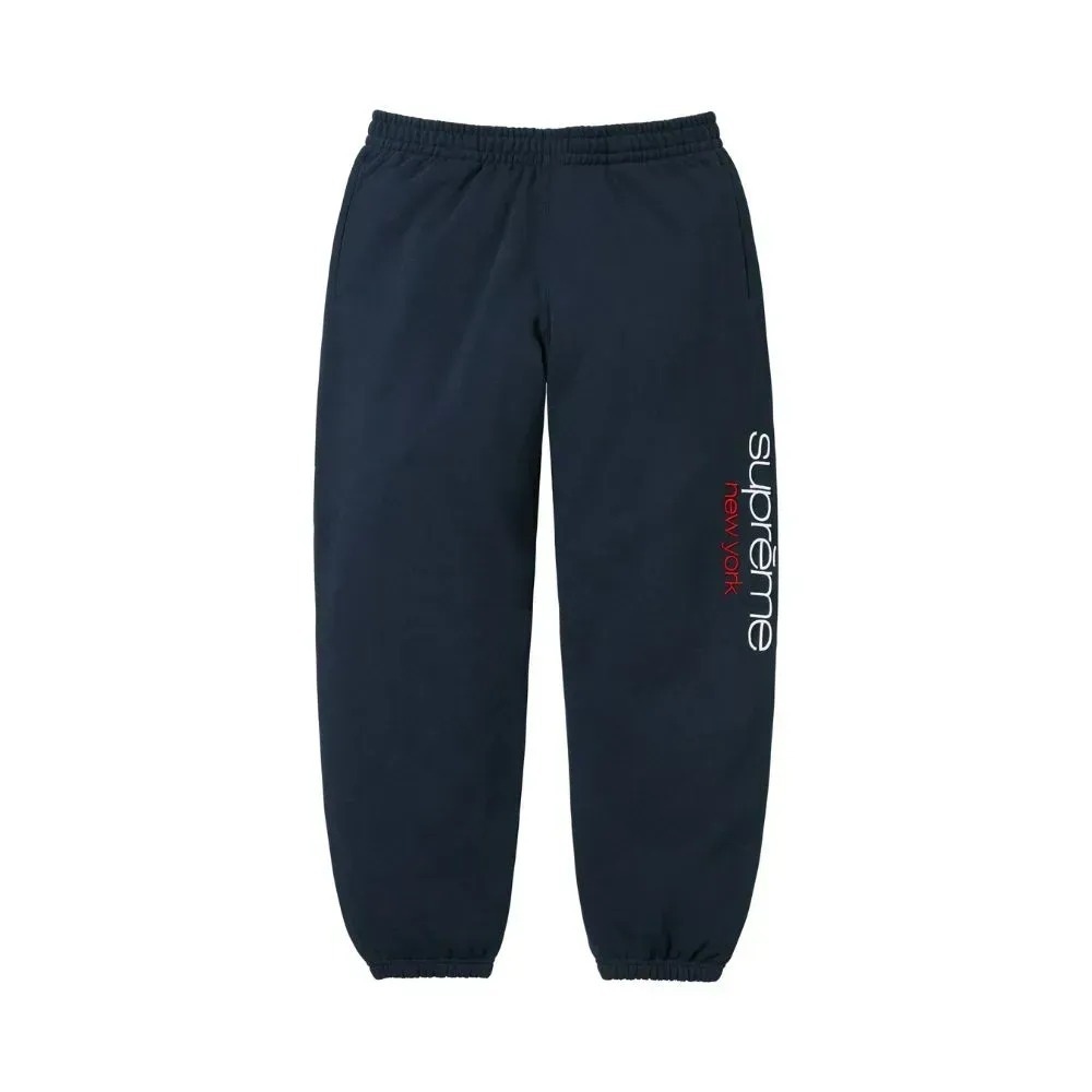 Calça Supreme Classic Logo Navy SS26-W3 — M / G, Novo