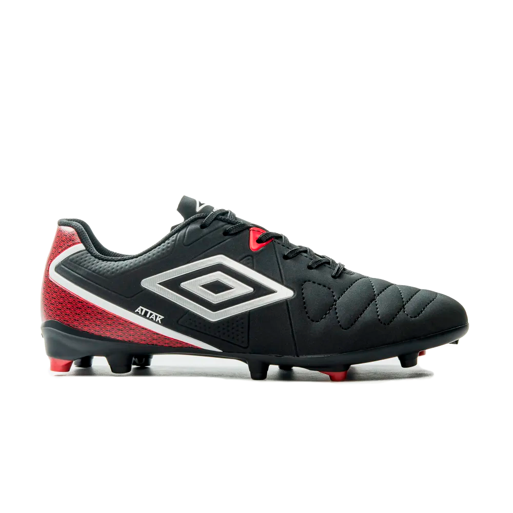 Chuteira Umbro Campo Attak Eternal Black Red — 39 / 40 / 41 / 42 / 43 / 44 / 45 / 46, Novo