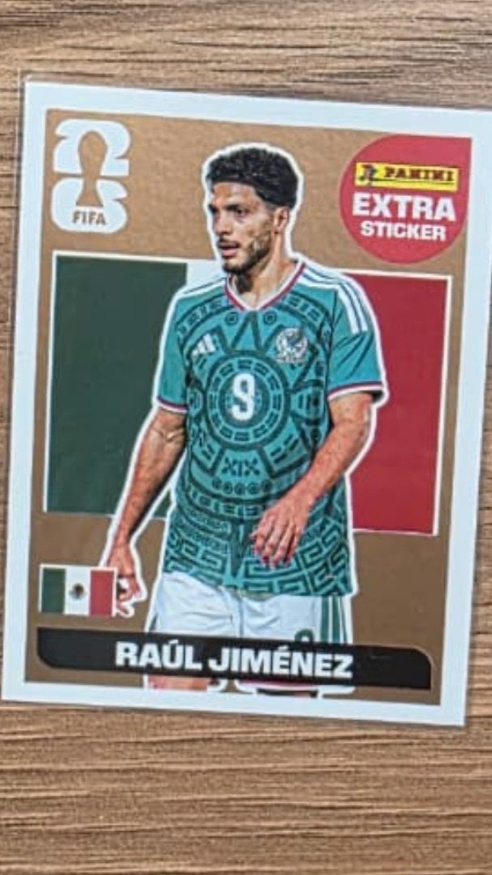 Figurinha Panini Raúl Jiménez Legend Ouro FIFA World Cup 2026 — Único, Novo