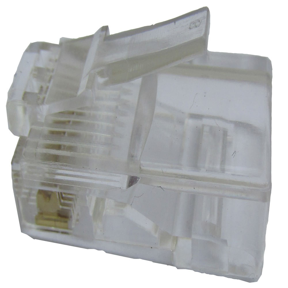 Conector Para Cabo Rede Rj45 04 Peças Bricopack