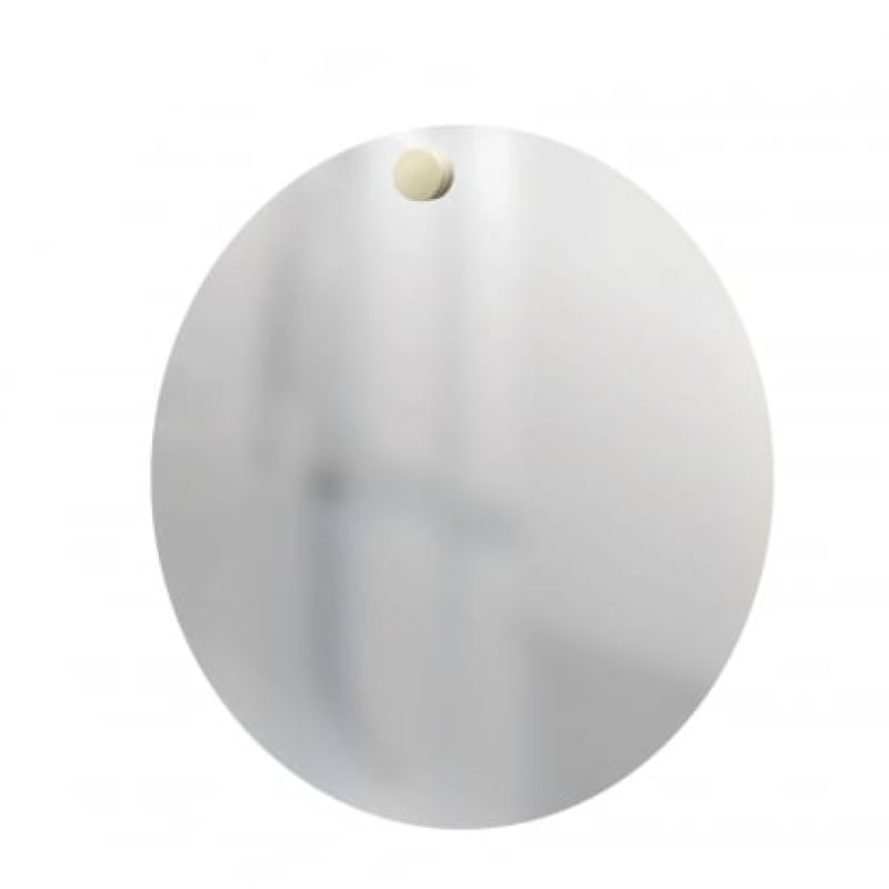 Espelho Decorativo Pen 50cm Redondo Branco