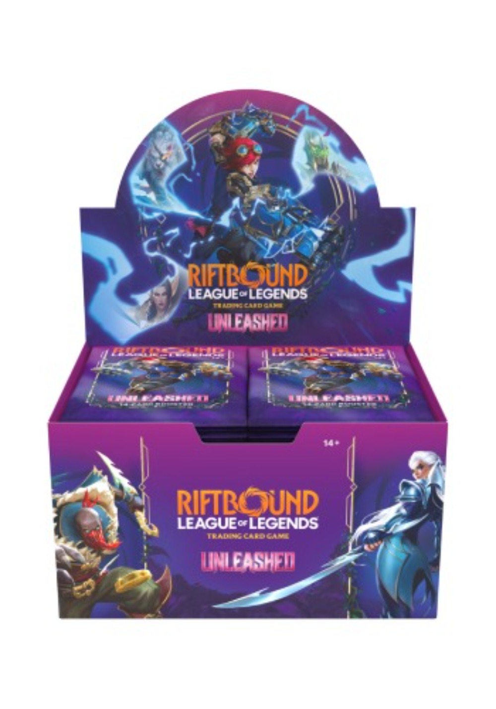 Caixa de Booster Unleashed Riftbound League Of Legends TCG — Único, Novo