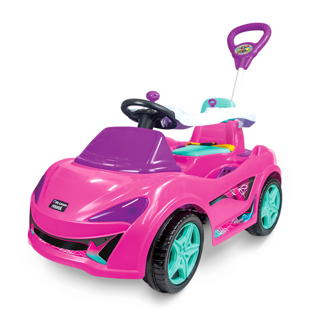 Quadriciclo Infantil Maral Rosa MC Laram com Rodas Largas