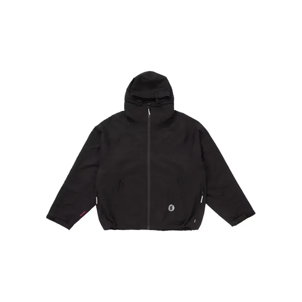GoodEnough x Supreme Jaqueta Patchwork Hooded Black — P / M / G / XG, Novo