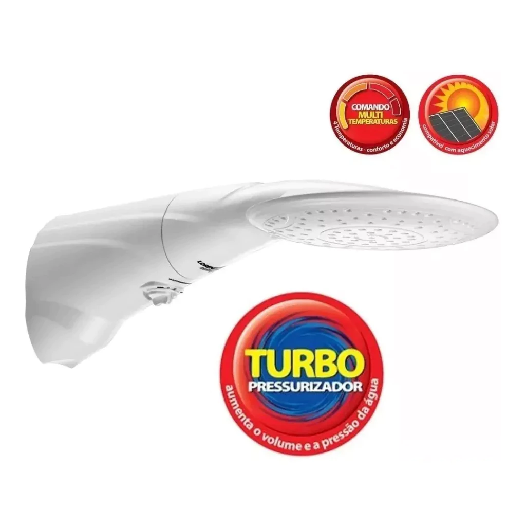 Foto 4 de Ducha Advanced Turbo Multitemperaturas Lorenzetti 220V 7500W