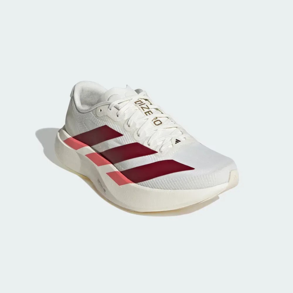 adidas Adizero Evo SL Off White Shadow Red Preloved Scarlet Feminino — 34 / 35 / 38 / 39 / 40, Novo