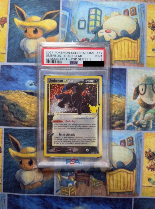 Umbreon Star (17/17) Celebrações Pokémon TCG — PSA 9, Novo