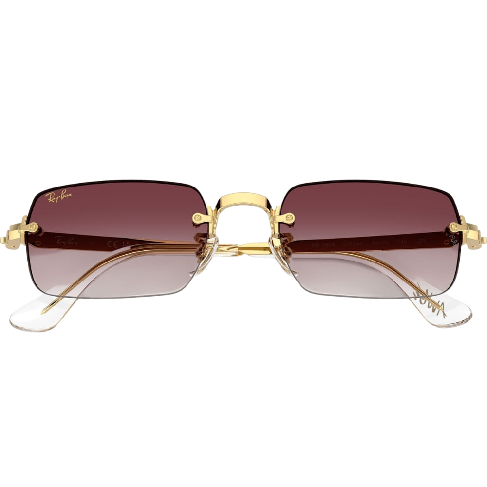 Foto 3 de Óculos de Sol Unissex Ray-Ban A$AP Rocky RB3928 001/8H Dourado