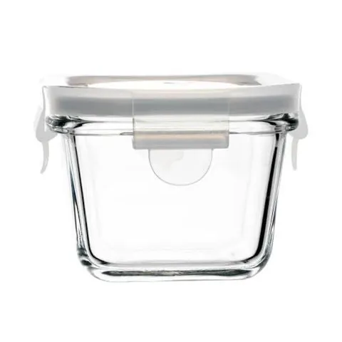 LYOR - Pote Hermético com Tampa Quadrado 150ml Vidro
