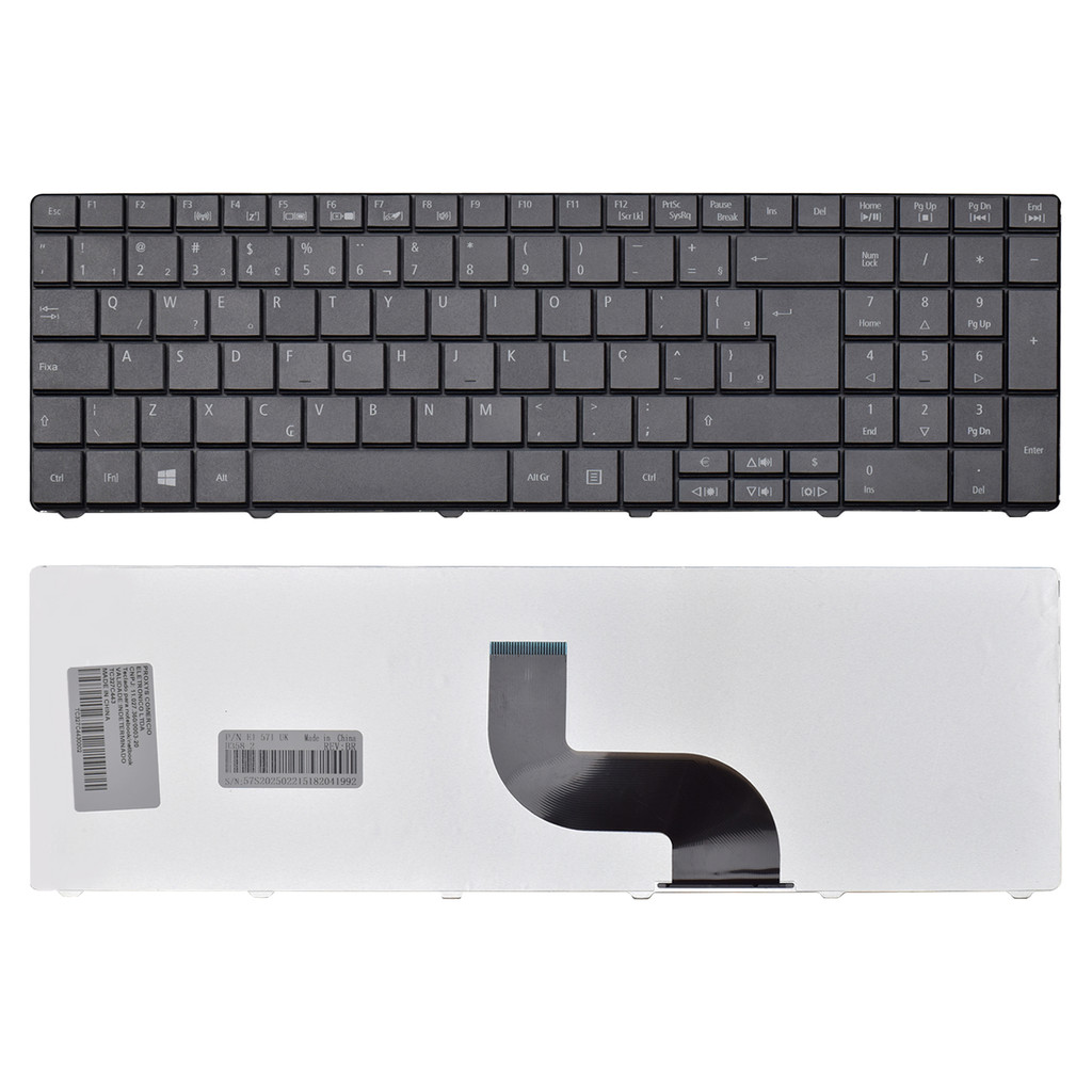 Teclado para Notebook compatível com Acer Aspire E1-571-6_BR642 ABNT2