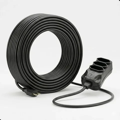 Extensão 30m 3 Tomadas Resistente Bivolt