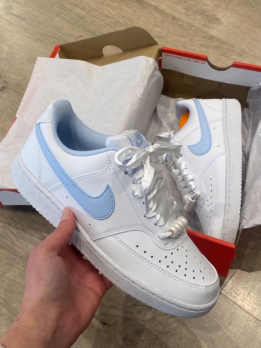 Nike Court Vision Low White Feminino — 35 / 36 / 38, Novo