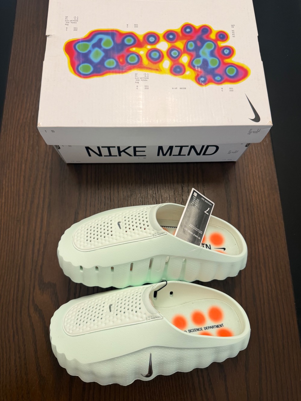 Nike Mind 001 Slide Barely Green — 36, Novo