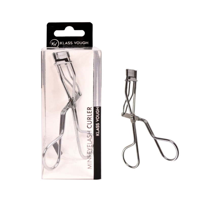 Mini Curvador Delineador para Cílios Eyelash Curler Aço Inox Klass Vough