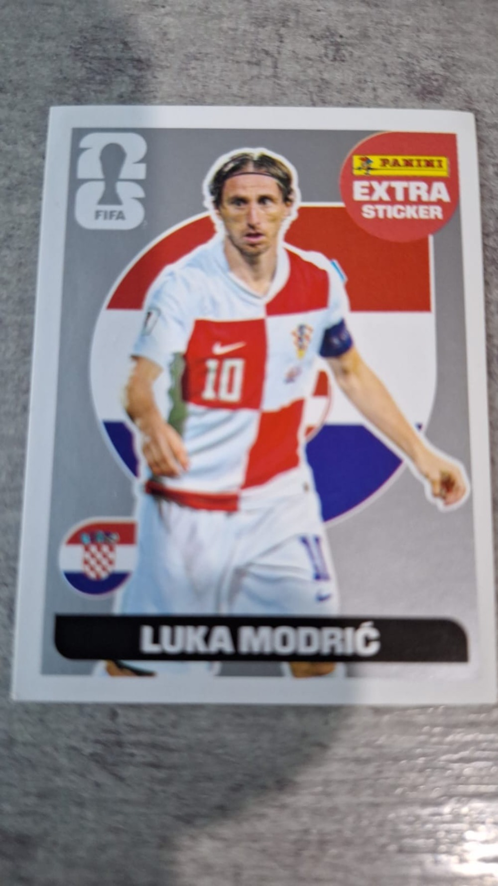 Figurinha Panini Luka Modrić Legend Prata FIFA World Cup 2026 — Near Mint, Novo
