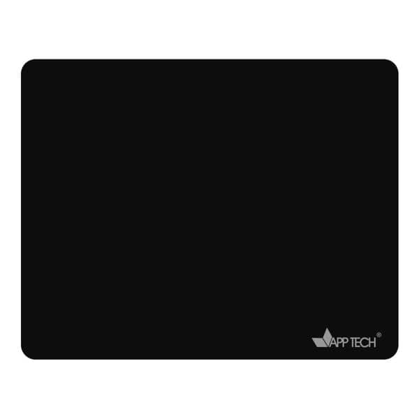 Mouse pad em pvc, 18 x 22cm, Preto, App-Tech PT 1 UN