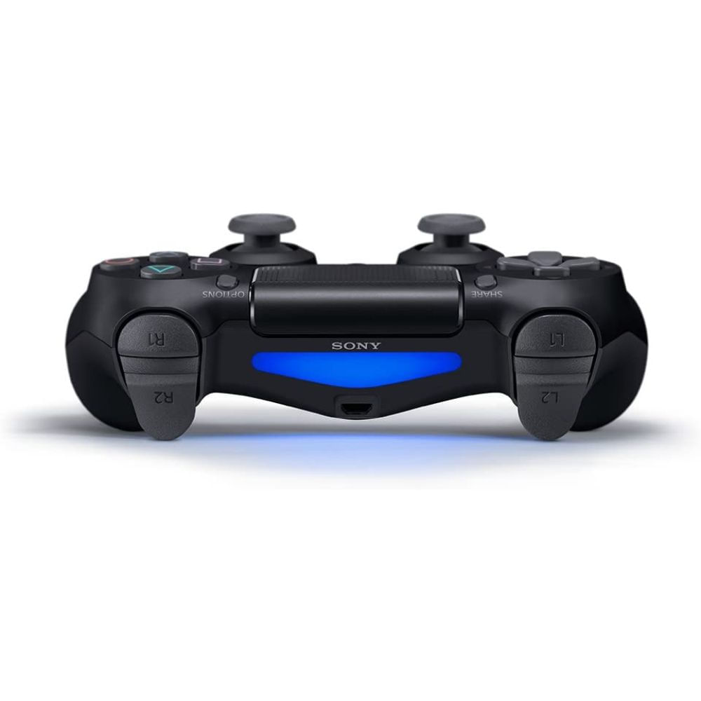 Foto 4 de Controle PS4 Sem Fio Dualshock Jet Black Sony