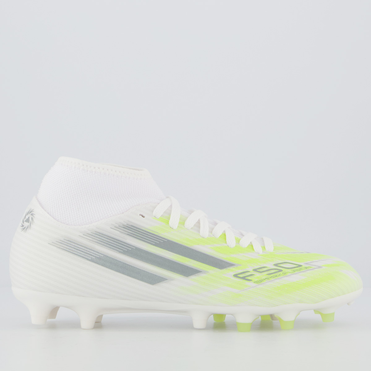 Chuteira Adidas F50 Sparkfusion Club Campo Feminina Branca