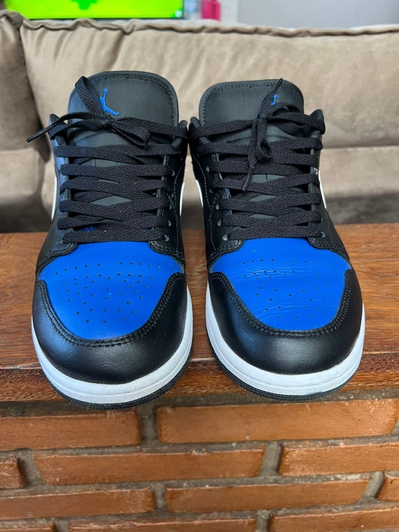 Foto 5 de Air Jordan 1 Low Black Royal Toe — 42, Usado