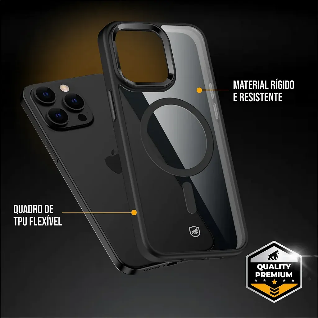 Foto 2 de Capa MagSafe para iPhone 17 - Preta - Gshield