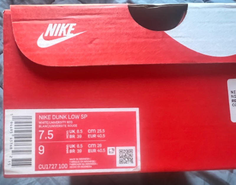 Foto 5 de Nike Dunk Low University Red — 39, Novo
