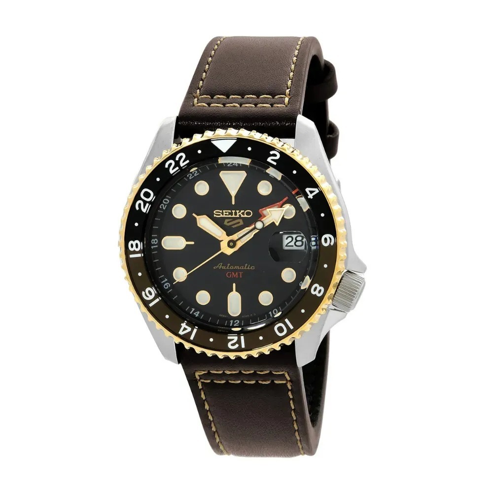 Relógio Seiko 5 Sports SKX GMT Automatic Black Dial 42.5 mm — Único, Novo