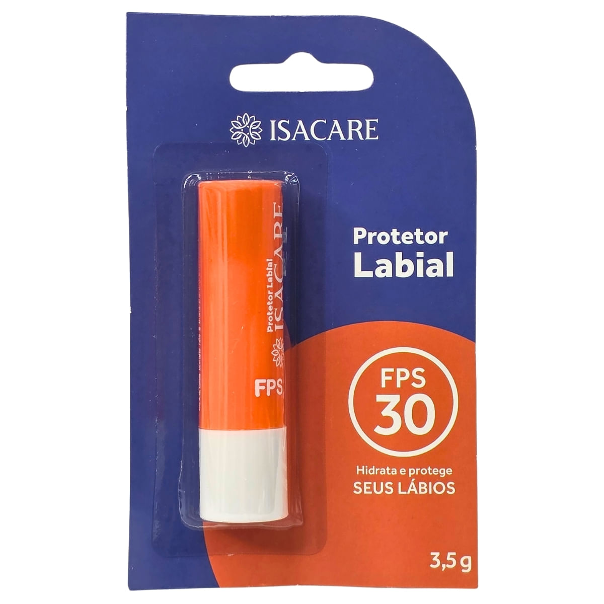 Protetor Labial Fps 30 Sem Cor Isacare 3,5G