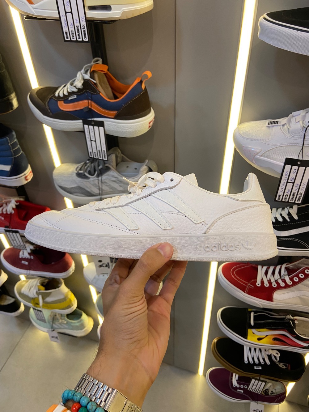 adidas Sobakov P94 Triple White — 41, Novo