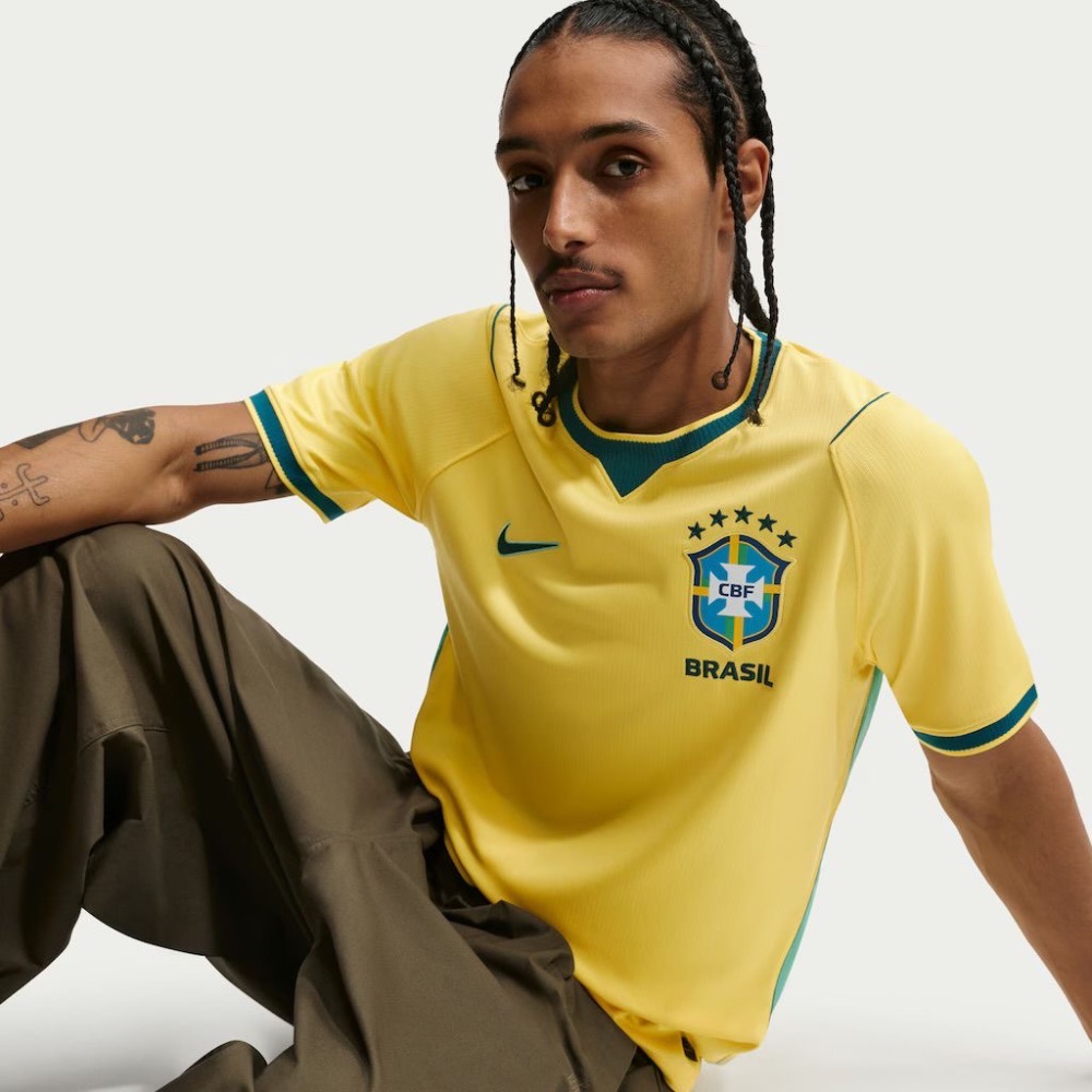 Camiseta Nike I Brasil 2026/27 Torcedor Pro Yellow — G, Novo