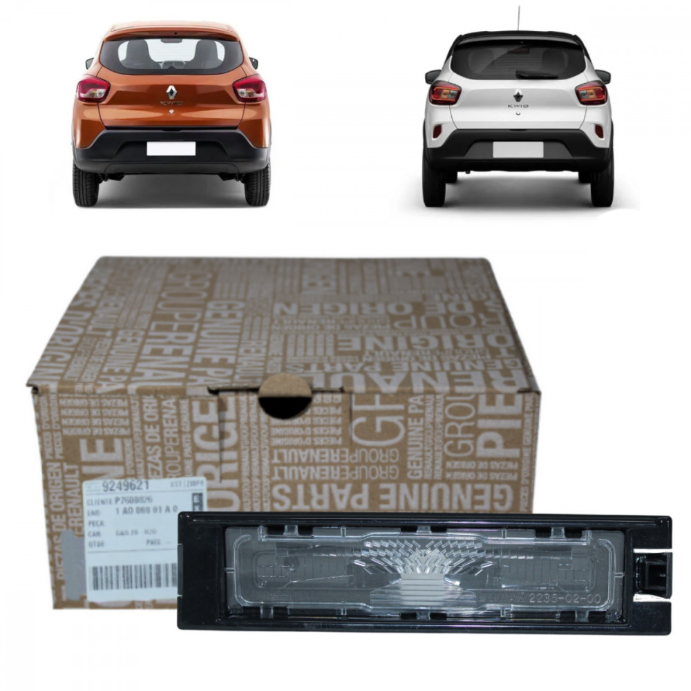 Lanterna luz de placa traseira Renault Kwid